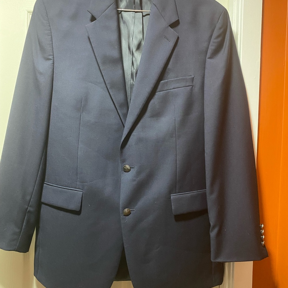 Michael Kors Blue Blazer jacket Sleek Modern Fit
